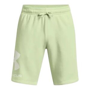 Under Armour Shorts Men's Size Small UA Rival Fleece Logo Blue Green LOT OF 2